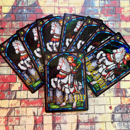 England Holographic Trading Card